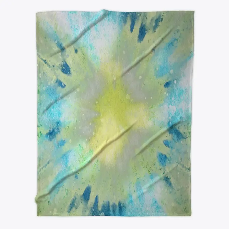 Tie Dye Blue & Green