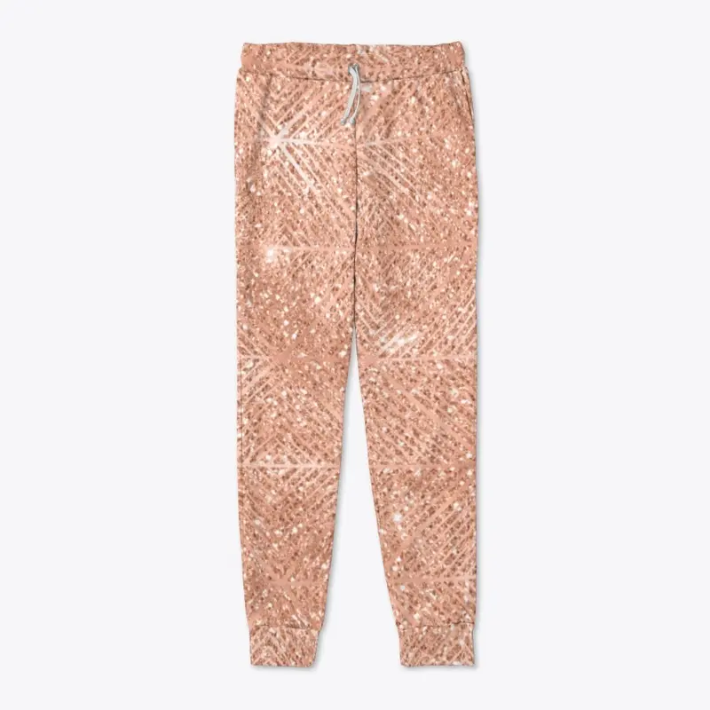 Peach Shimmer T-shirt and Joggers