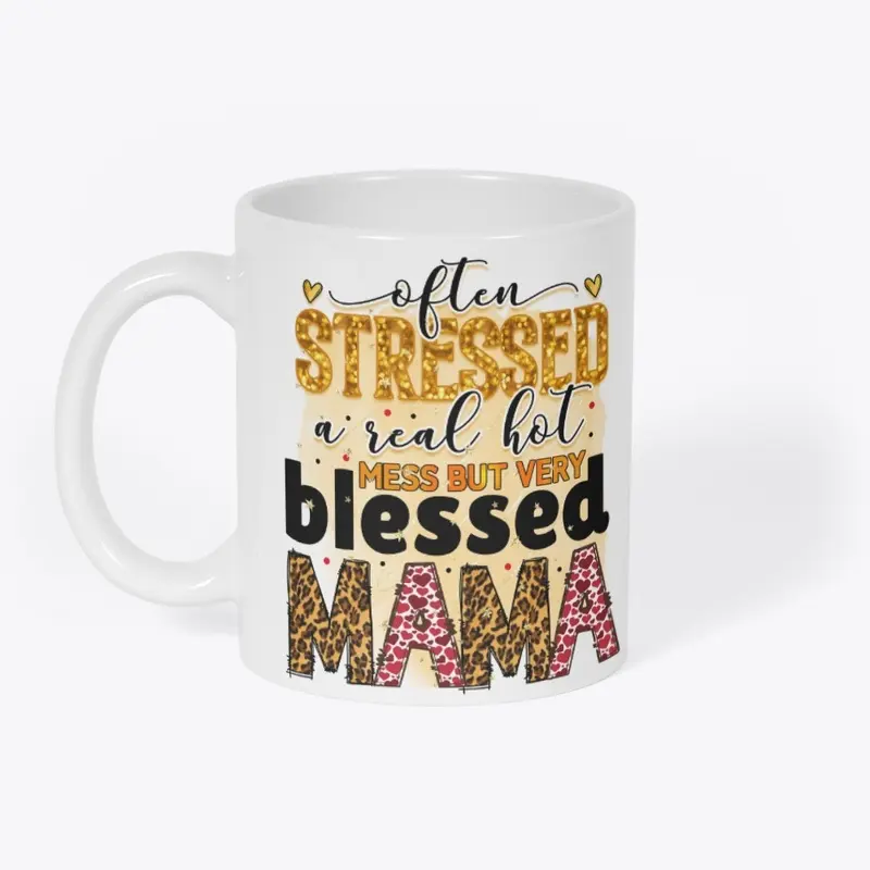 Mom Gifts Stressed & Blessed