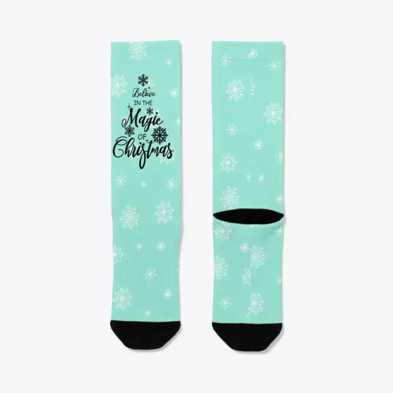 Holiday socks "Believe"