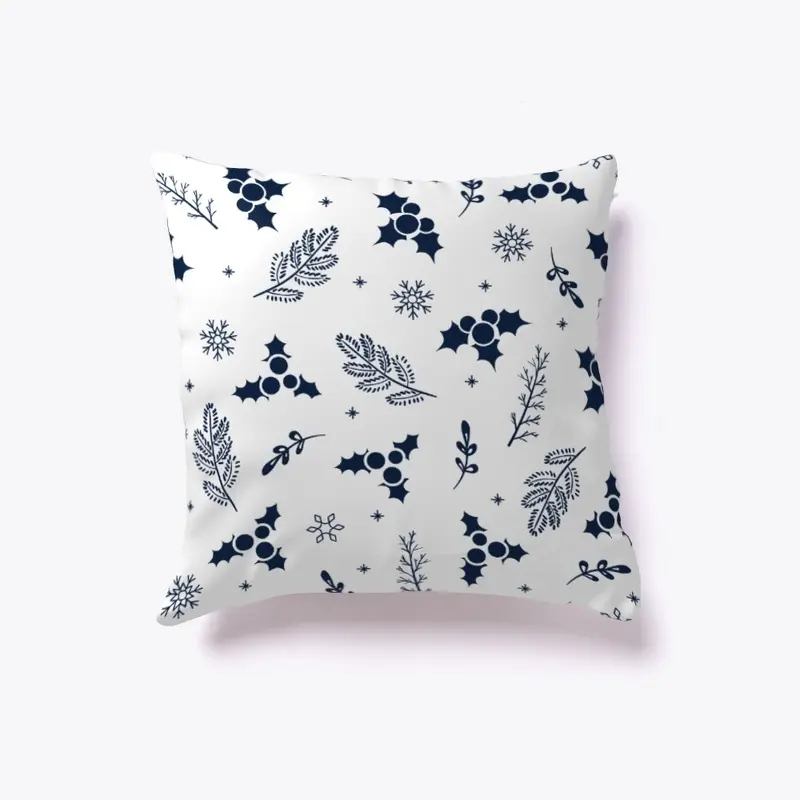 Holly Design pillow and apparel